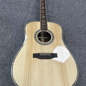 Adirondack Handcrafted 41-Inch Folk Guitar Professional All-Solid-Board All-Single Case con diseño de piña <span class=keywords><strong>Coco</strong></span> - Product Image 1