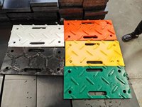 Leichte Bodenschutzmatten Temporäre Fahrwegplatten HDPE-Bodenplatten Mit Verriegelung