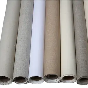 Rolo de Tela de Algodão para Pintura Profissional, 360 Gsm, Livre de Ácido, Textura Média, Preparada para Pintura - Product Image 3