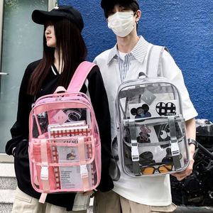 Hot Sale PVC School <b>Backpack</b> Mochilas <b>Waterproof</b> Transparent PVC <b>Backpack</b> <b>for</b> <b>Men</b> Women Unisex - Product Image 3