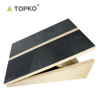 TOPKO, planche inclinée en bois écologique avec logo personnalisé, cinq angles réglables, planche inclinée extensible