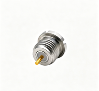 Connecteur coaxial semi-détachable SMP-JYD188G, mâle, à base rotative, pour panneau RF, 50 Ohms, passivation en acier inoxydable, DC-18GHz