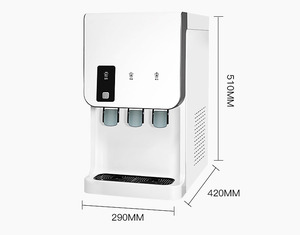 Mini Purificador de Agua Manual Individual con Dispensador de Agua Fría y Caliente, Purificador de Agua Doméstico de Plástico con Soporte para Beber Directamente - Product Image 1