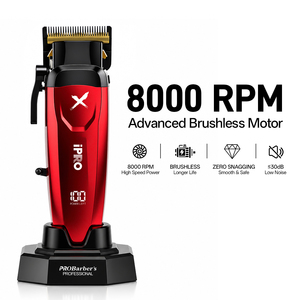 Tondeuse professionnelle sans fil S8169 haute puissance 8000 tr/min avec moteur brushless pour usage domestique et salon de coiffure - Product Image 2