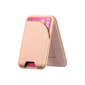 Tarjetero Multifuncional de Cuero PU, Cartera Magnética Delgada y Portátil con Clip de Cierre y Soporte para Teléfono para iPhone - Product Image 2
