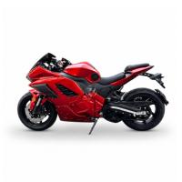 Nouvelle moto sportive électrique à grande vitesse 170 km/h, moteur refroidi par liquide 15 kW, batterie lithium 120 Ah, avec ABS et écran TFT