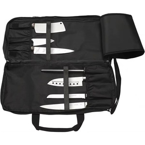 Sac à couteaux de chef BSCI - 12 poches pour couteaux et ustensiles de cuisine - Léger, durable - Product Image 4