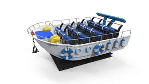 เครื่องจำลองภาพยนตร์ VR 9D 7D ในร่มเชิงพาณิชย์ โรงภาพยนตร์เบอร์มิวดาสตอร์ม อุปกรณ์สวนสนุกสำหรับสวนสนุกผจญภัย - Product Image 3