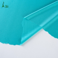 Tela Elástica de Nailon y Spandex Brillante, Lisa, de Punto Ligero, 180g/m, para Trajes de Baño y Ropa Deportiva para Niños y Niñas, Venta Caliente