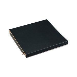 Plateau en MDF Fami pour armoire centrale supplémentaire, série Flexa, revêtement en caoutchouc noir, 718x600x31,5 mm, NERO RAL9005 - Product Image 1