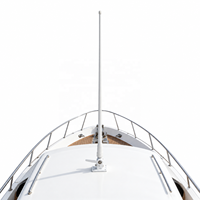 Antenne marine omnidirectionnelle VHF longue portée 156-163 MHz avec support radio marin pour communication navale et de yacht