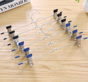 <strong>Multi</strong> Stackable Space Saving <strong>Hangers</strong> Metal Adjustable Clip for Skirts Pants <strong>Hanger</strong> with Clips Skirt <strong>Hangers</strong> - Product Image 2