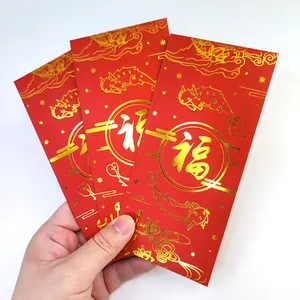 Custom card packaging red envelope making machine Chinese new year 2023