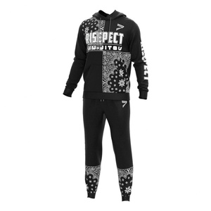 Conjunto Deportivo Personalizado de Sudadera Gruesa de Gran Tamaño y Pantalones Deportivos para Hombre, Estilo Urbano, para Invierno - Product Image 1