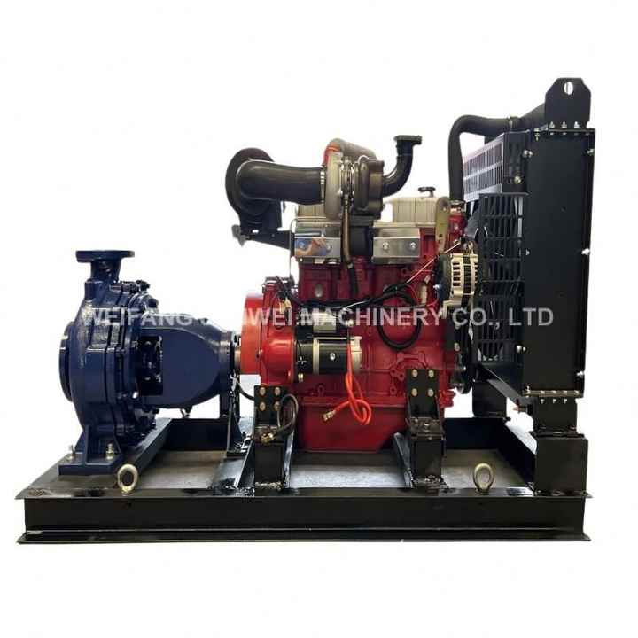 Horizontal 20HP Mix Flow Diesel Engine Water Pump with Mobile Trailer -  China Mix Flow Pump, Horizontal Pump