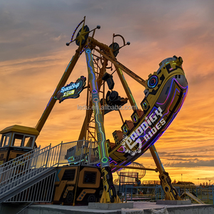 Funfair Carnival Atracción Atracciones Paseos Viking Ship Swing Boat Ride Barco <span class=keywords><strong>pirata</strong></span> para la venta - Product Image 2