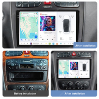 MEKEDE DUDUAUTO Android 13 Autoradio pour Benz C-CLASS CLK W209 W203 W208 2000-2004 Lecteur vidéo multimédia stéréo Carplay GPS