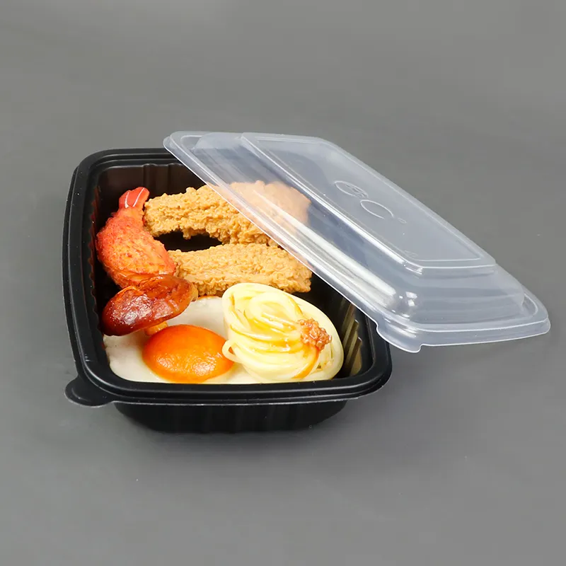 Food Grade 2 Compartment PP Plastic Clear Blister Sauce Insert Tray