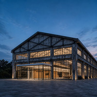 Bâtiment d'exposition en acier à grande portée personnalisé pour les projets d'affichage commercial