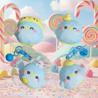 Offre Spéciale – Mini Jouets Squishy en Silicone Pingouin – Jouets Sensoriels Anti-Stress Fidget – Cadeaux de Noël en Gros pour Tous les Âges