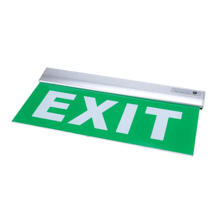 Best seller with battery rechargeable LED building emergency exit sign light