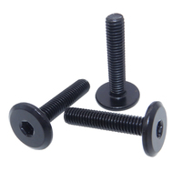 Usine personnalisée M3 M4 M5 M6 sus304 tête à six pans creux plat fraisé Torx fendu noir boulon Allen vis à métaux