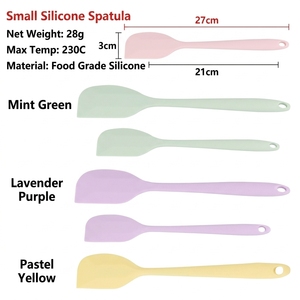 Espátula <span class=keywords><strong>de</strong></span> Silicona para Cocina, Diseño <span class=keywords><strong>de</strong></span> una Pieza, Libre <span class=keywords><strong>de</strong></span> BPA, Resistente al Calor, Antiadherente, <span class=keywords><strong>de</strong></span> 8/11 Pulgadas, Personalizada - Product Image 5