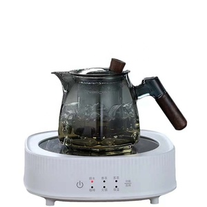 <span class=keywords><strong>Teiera</strong></span> in vetro isolante 22oz <span class=keywords><strong>teiera</strong></span> in vetro borosilicato alto per tè <span class=keywords><strong>con</strong></span> manico in legno di Acacia per fornelli elettrici sicuri <span class=keywords><strong>con</strong></span> <span class=keywords><strong>infusore</strong></span> rimovibile - Product Image 1