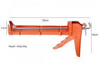 Herramientas de construcción profesionales naranja azul buena calidad 9 "esqueleto B0CCKWJMGL pistola de calafateo pistola de silicona