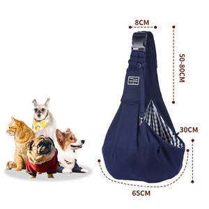 Ucuz taşınabilir evcil hayvan taşıyıcı çanta taşıma kedi köpek yavrusu seyahat çantası açık tek omuz köpek çanta Pet Sling taşıyıcı - Product Image 4