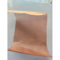 Plaque en cuivre, aluminium, nickel, titane, argent à micro-cavités expansées pour structure de champ de flux de pile à combustible et cathode de batterie