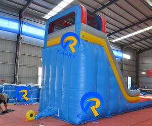 Toboggan gonflable extérieur commercial de 29 pieds Piscine et toboggan en PVC détachables pour usage domestique Toboggan gonflable d'arrière-cour - Product Image 4