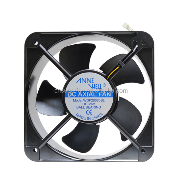 20060 High Temperature 12/24/48v Fan high Speed Dc Motor Laptop Cooling Fan For Power Supply and PC Case Automation Equipment