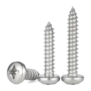 304 Stainless Steel Round Head Self Tapping <b>Screws</b> M1 M6 Phillips Pan Head - Product Image 3