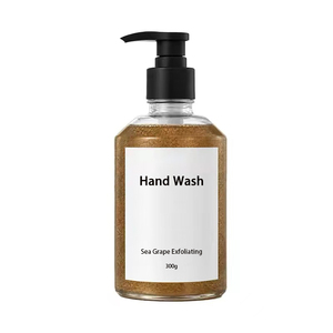 Nettoyant pour les <span class=keywords><strong>mains</strong></span> personnalisé avec pompe, exfoliant aux raisins de mer, parfumé, nettoyage doux, désinfectant pour les <span class=keywords><strong>mains</strong></span> pour usage hôtelier, fournisseur en gros - Product Image 1