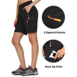 <span class=keywords><strong>Pantaloncini</strong></span> imbottiti <span class=keywords><strong>MTB</strong></span> da donna Shorts traspiranti ad asciugatura rapida con cerniera Cargo Shorts da donna - Product Image 3