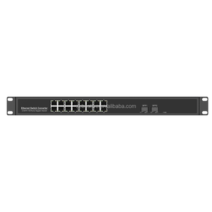 1U Rack Mount 16GE Ethernet <b>Network</b> <b>Switch</b> 2SFP Gigabit Networking Hub Unmanaged <b>Switch</b> - Product Image 6