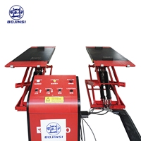 Elevador de Tijera Ultrafino de Altura Media 4000kg BJS BJS2828, Elevador Hidráulico para Coches, Altura de Elevación 1860mm, Motor Multivoltaje 2.2kW, Automático