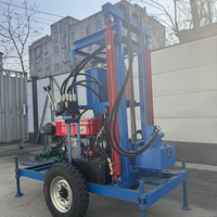 Foreuse de puits portable, mini, compacte, pour forage de puits d'eau profond de 200m