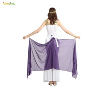 Costume de Cléopâtre Costume de déesse égyptienne antique sexy avec des Costumes pharaoniques pour femmes drapés violets