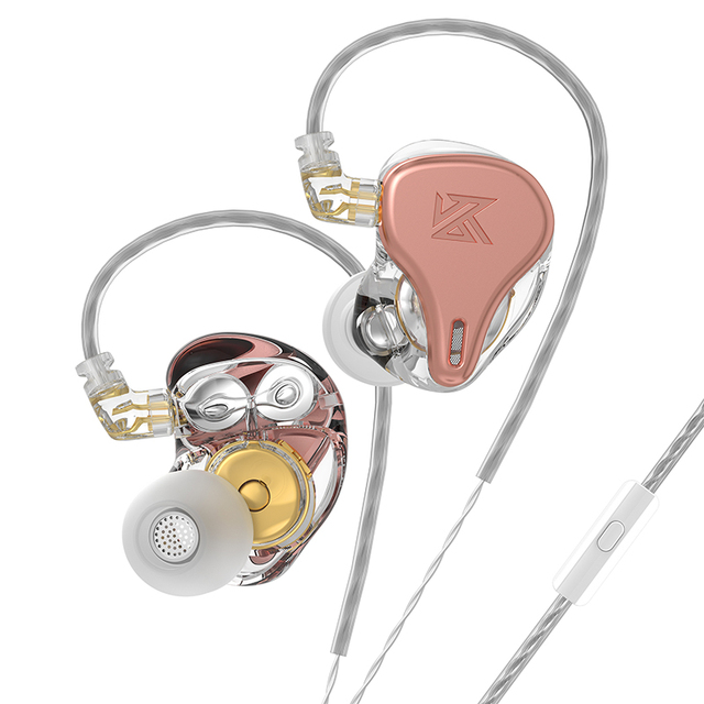 KZ DQ6S Dynamic In-Ear Wired Earphone HIFI Music Monitor Headset 3.5mm Detachable Cable Wired Headphone