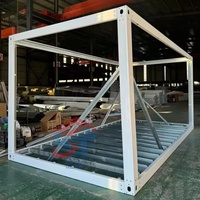 Structure en acier galvanisé, maison modulaire détachable, design moderne respirant, structure robuste et pliable pour la construction de maisons