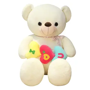 плюшевый медведь мягкие игрушки, мягкие игрушки, большие Suppliers-Большой плюшевый мишка, большой медведь, 1 м, I Love You, облегающий человеческий Размер, плюшевый мишка, плюшевая игрушка