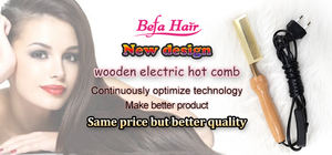 Compratore stile viola metallo dritto caldo pettine elettrico piastra per capelli ferro piatto a pettine caldo elettrico - Product Image 4