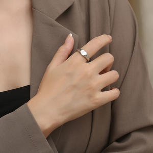Heart Shape <b>Ring</b> Steel Gold Unisex Daily Wear Fashion Jewelry K R770 - Product Image 3