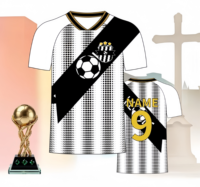 TF180Premium 100% Polyester Fußballtrikot Maßgeschneiderte Teamkleidung Fußballshirt Atmungsaktiv Schnelltrocknend Private Label Herstellung