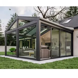 <span class=keywords><strong>Alucasa</strong></span> - Invernadero Moderno de Vidrio Low-E, Protección Solar, Casa de Cristal Prefabricada, Invernadero de Aluminio con Garantía de por Vida - Product Image 1