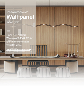 Panneau mural creux en fibre de bois de bambou pour la décoration intérieure, plaque d'ingénierie WPC, panneau mural à épissure sans joint, panneau mural plat pour bureau - Product Image 5
