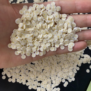 500 g/Lot mignon soleil forme polymère argile tranche Kawaii dessin animé soleil doux argile arrose pour coque de téléphone Slime charges Nail Art bricolage - Product Image 2