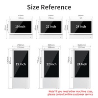 Pantalla LCD de 18.5 y 21.5 Pulgadas para Publicidad en Elevadores, Menú Digital Android, Monitor de Señalización, Reproductor Multimedia
